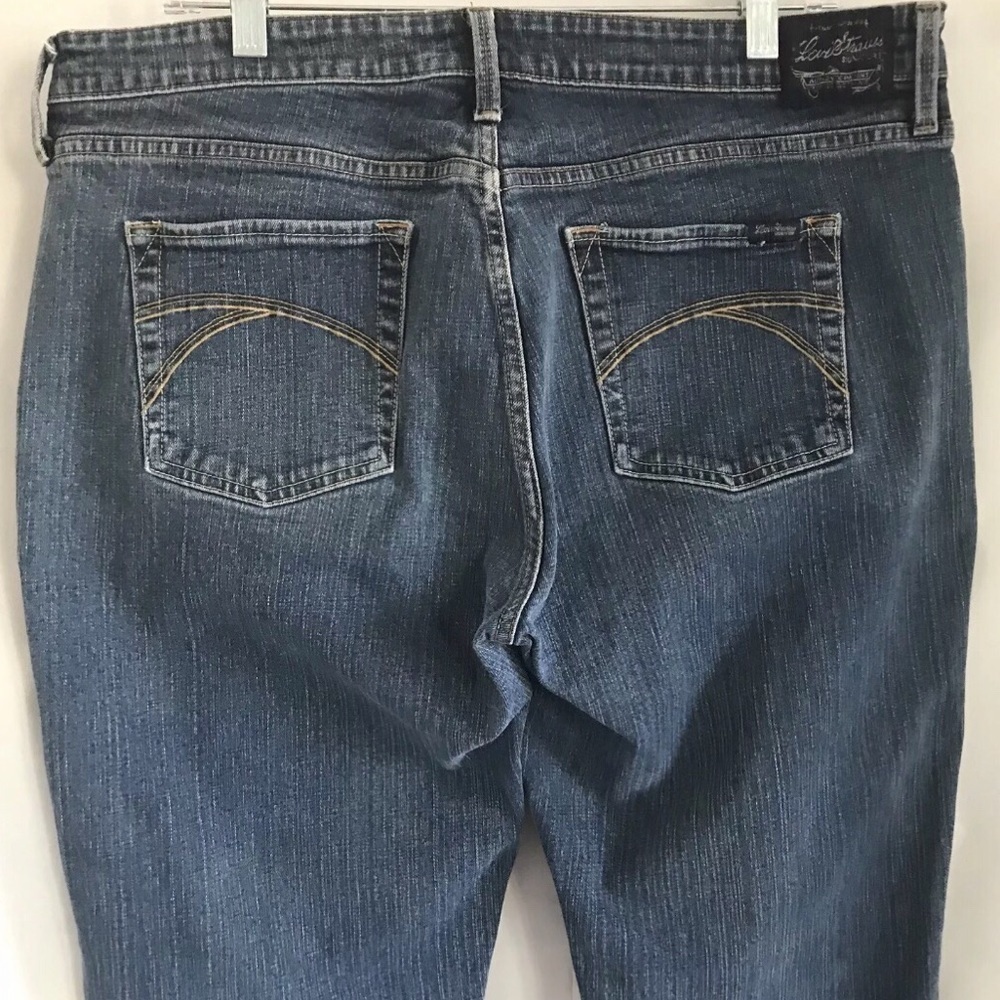 Levis Denim Distressed Jeans Plus 16 Boot 34x31 - Picture 6 of 8